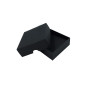 2-PC Small Square Gift Box from Black Cardboard