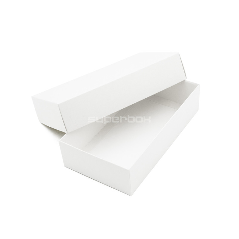 White Two Piece Macarons Gift Box